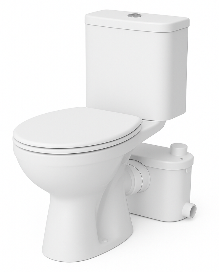 WASTE-FLO SLIM Macerator Pump, For Toilet, Basin, Shower & Bath