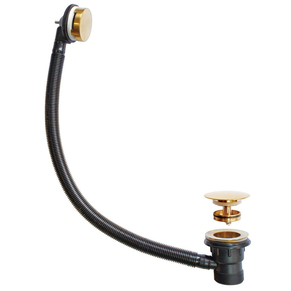 Easy Clean Bath Waste - Brass / Gold