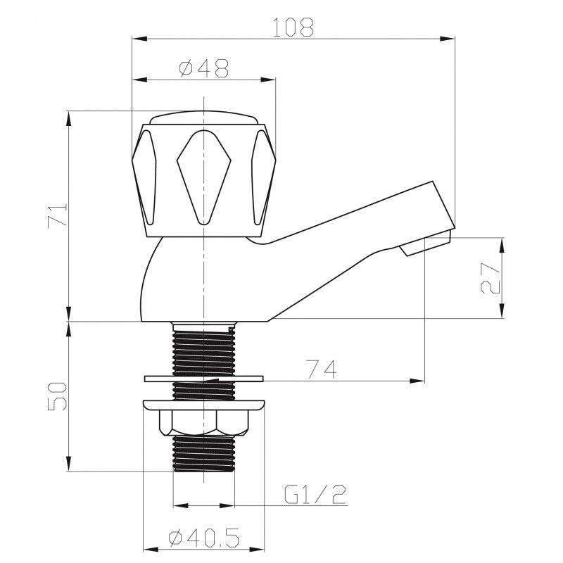 Bath Tap Basic Basic Tap Set - Chrome – PlumbStore Direct